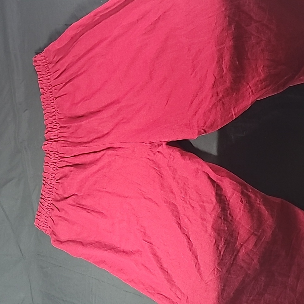 AVA & VIV Maroon Wide Legs Pants Size 3x - Picture 7 of 11